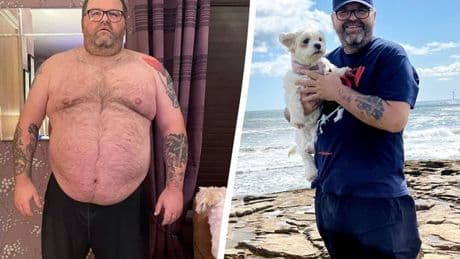 Scots dad too fat to tie shoes loses 18 stones after taking NHS weight loss jab