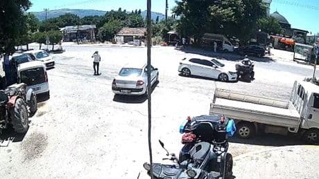 Erdek'te korkutan kaza: Takla atan ATV'den sağ kurtuldu