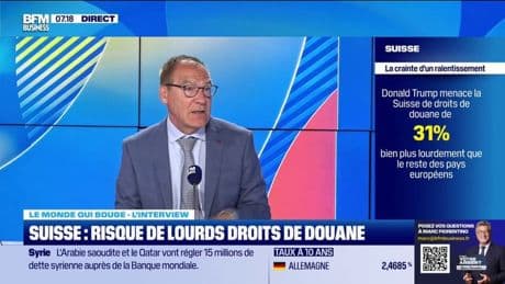 Suisse : risque de lourds droits de douane