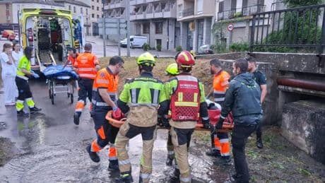 Susto en Aínsa (Huesca) tras la caída de un joven desde un puente: ha tenido que ser rescatado "semiinconsciente"