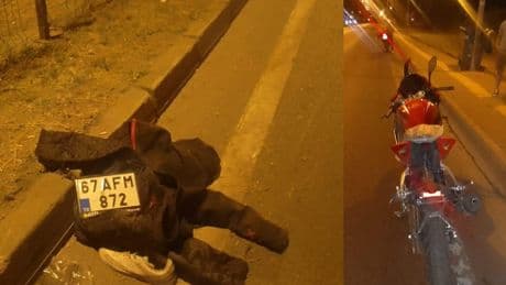 Alkollü motosikletli kaza yaptı, arkadaşı öldü