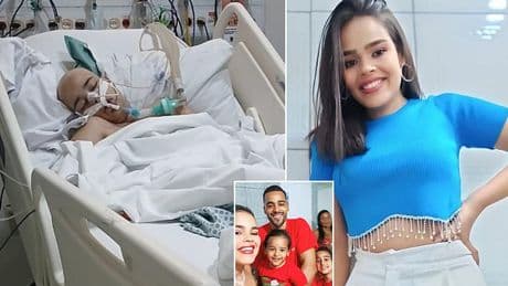 Mother, 24, shrugged off her dry cough... unaware it was deadly cancer crushing her internal organs
