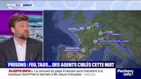 Prisons: des agents pénitentiaires ciblés dans plusieurs départements