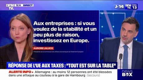 Droits de douane: "C'est la fin d'un monde commercial tel que nous l'avons connu pendant longtemps", explique Laurent Saint-Martin, ministre délégué chargé du Commerce extérieur