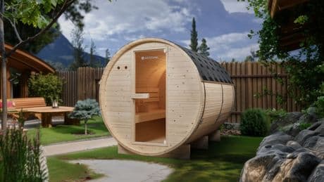 Schwitzhütte für Sparfüchse – mit dieser Fasssauna von Netto wird Ihr Garten zum Spa