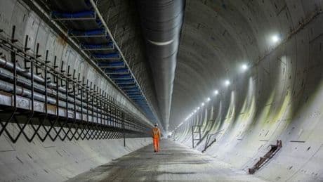 Huge £3.3bn tunnel stretching 8.4 miles completed in major UK train boost