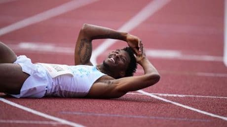 Leichtathletik: US-Sprinter Robinson gewinnt trotz verrutschter Hose