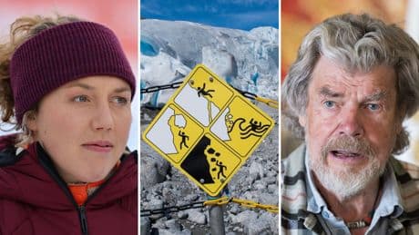 Messner: "Es reicht ein Steinchen von der Größe eines Daumens, um die Hirndecke einzuschlagen"