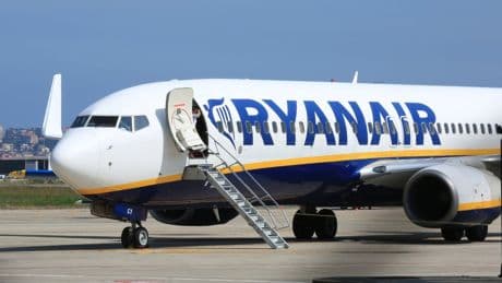 Ryanair London to Greece flight crashes into fence after landing