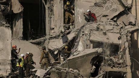 The Latest: Iranian missile strikes kill 3 in southern Israel as ceasefire deadline is reached