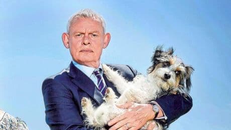 Martin Clunes announces death of ‘fantastic’ Doc Martin dog after dementia diagnosis