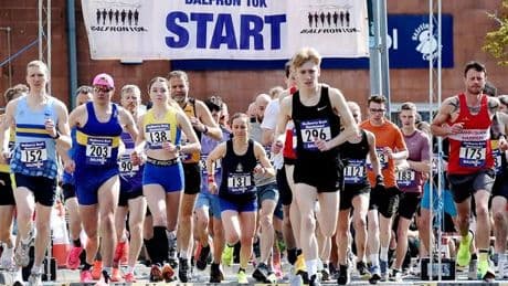 Athletes prepare to hit start line for popular Balfron 10k race