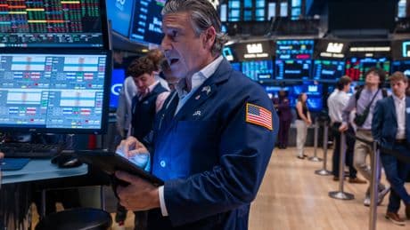 Stocks hit a new record high after markets open for trading