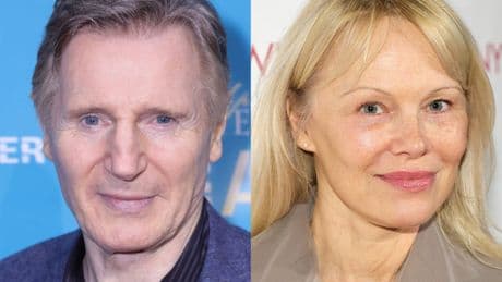 Liam Neeson says he’s ‘madly in love’ with Naked Gun co-star Pamela Anderson
