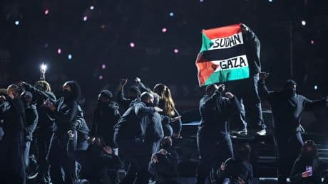 Kendrick Lamar performer who held up pro-Gaza flag during Super Bowl halftime show is arrested