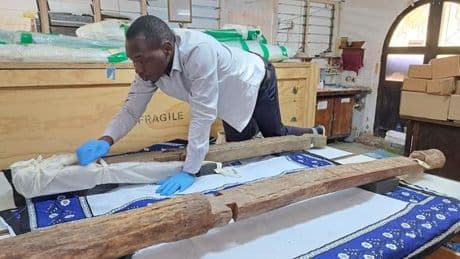 Des Etats-Unis au Kenya, le long retour d’exil des poteaux sacrés volés dans les années 1980