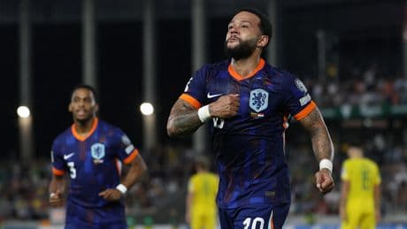 Memphis Depay'ın rekor gecesinde Hollanda, Litvanya'yı 3 golle devirdi