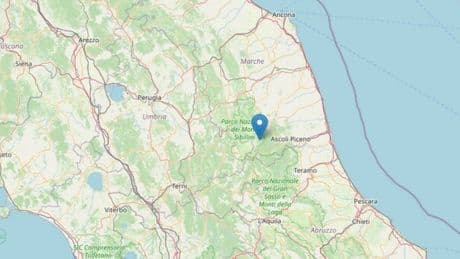 Terremoto ad Ascoli, scossa 3.2 avvertita dalla popolazione