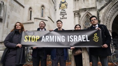 Palestinian human rights group loses legal challenge against UK government over arms exports to Israel