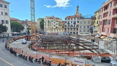 Sanremo, lavori fermi in piazza Eroi. Al vaglio le contestazioni