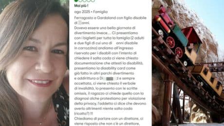 ?Gardaland, la mamma di un bambino disabile: «Biglietti pagati, niente salta coda per non aver svelato la diagnosi medica del piccolo»