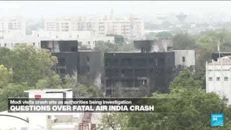 Investigators search the Air India crash site for evidence and more victims