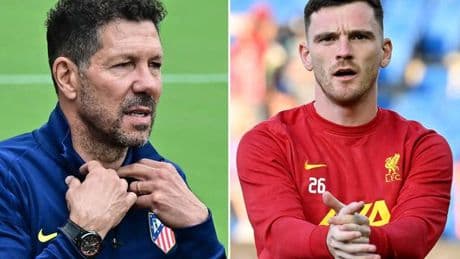Andy Robertson could face awkward Diego Simeone meeting after Atletico Madrid comments