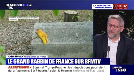 Arbre en hommage à Ilan Halimi abattu: "On replantera cet arbre", affirme Haïm Korsia, grand rabbin de France