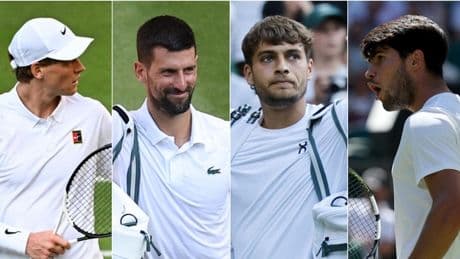 Wimbledon 2025, le pagelle: Sinner (10), Alcaraz (8,5), Cobolli (8) sfida il suo idolo, Fognini (7) chiude in bellezza, Djokovic (8) eterno