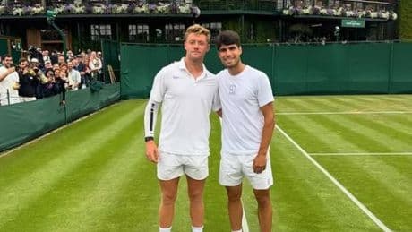 Carlos Alcaraz's Wimbledon warm-up partner won £27 at recent tournament and slept on golf course