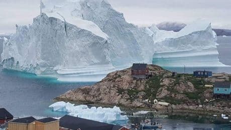 Greenland coastal village bracing for potential collision with giant iceberg