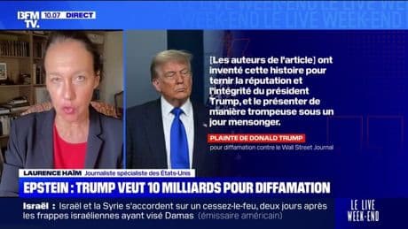 Laurence Haïm: "À travers l'affaire Epstein, vous avez un Donald Trump déchaîné qui a décidé de se défendre à sa manière pour que sa base reste mobilisée"
