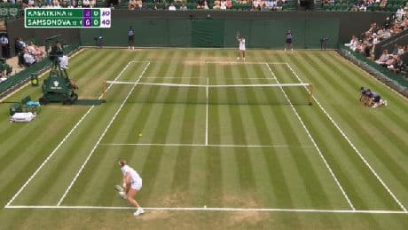 Wimbledon player concedes point after ‘unfortunate’ wardrobe malfunction