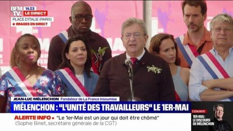 "La retraite à 60 ans est la valeur qui nous a été volée", déclare Jean-Luc Mélenchon