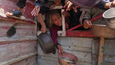 Israel resumes airdrops into Gaza - as baby girl dies weighing less than when she was born