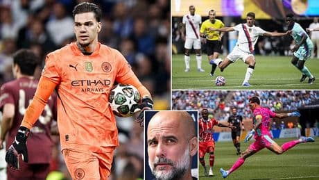 Ederson defiant on Man City future with Brazilian goalkeeper's contract nearing expiry amid Saudi interest - as Pep Guardiola eyes replacements