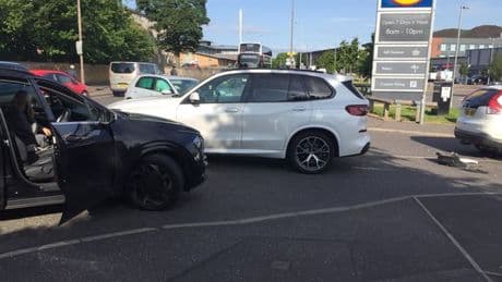 Three car smash outside Lidl as emergency services race to scene