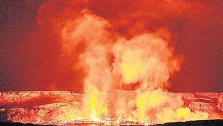 Kilauea yine lav püskürttü