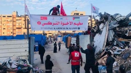 Gazzeli çocuklar Türk Kızılay'ını anlattı