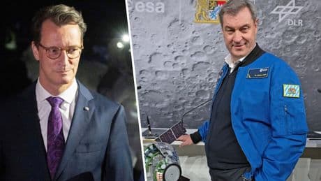 „Weltraum sexy wie nie“ - Söder und Wüst starten Wettrennen zum Mond