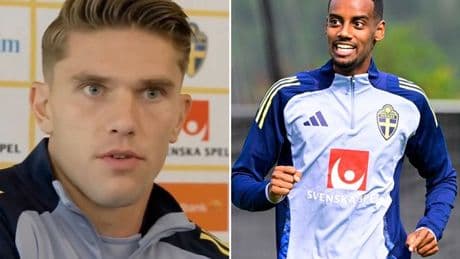 Viktor Gyokeres stands his ground in awkward exchange over Alexander Isak saga