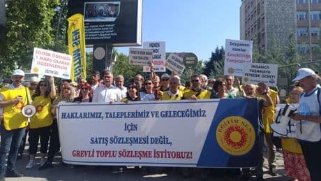 Eğitim Sen TİS taleplerini açıkladı: En düşük kamu emekçisi maaşı yoksulluk sınırının üzerine çıkarılmalı