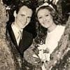 Pictured on their wedding day: The 'worst mass paedophile who ever lived' and the wife who allegedly helped hide his crimes - despite her own niece being his first victim