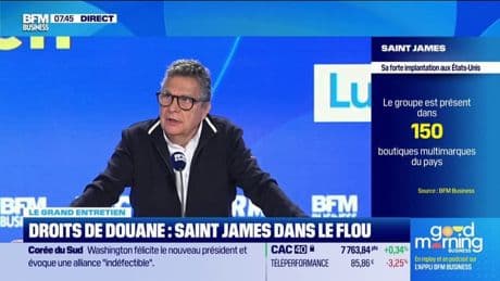 Droits de douane: "On a besoin de lisibilité", fustige Luc Lesénécal, président des Tricots Saint-James