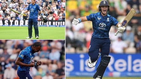 England claim record 342-run win over South Africa in final ODI as Jacob Bethell hits maiden hundred in series defeat