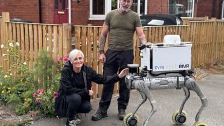 We went out with the Evri parcel robot dog in Leeds – here’s what people thought