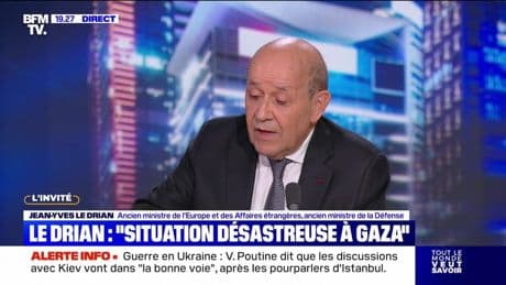 Jean-Yves Le Drian : "situation désastreuse à Gaza" - 19/05