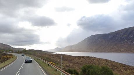 Biker dies after being airlifted to hospital following horror crash near loch