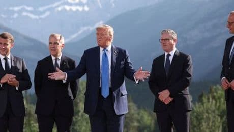 Treffen der G7 in Kanada: Und dann muss Trump plötzlich ganz dringend los