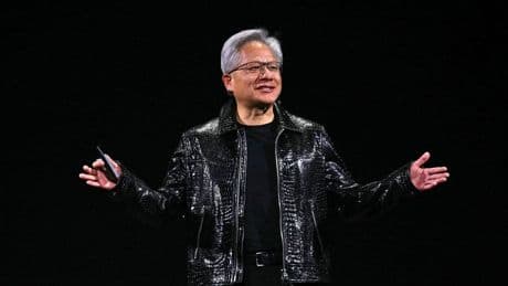 Nvidia’s Jensen Huang Becomes $5 Billion Richer As Shares Hit Record High